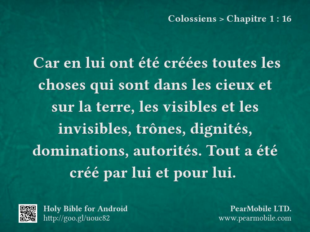 Colossiens, Chapitre 1:16
